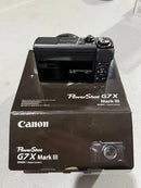 Camera Canon G7x Mark III