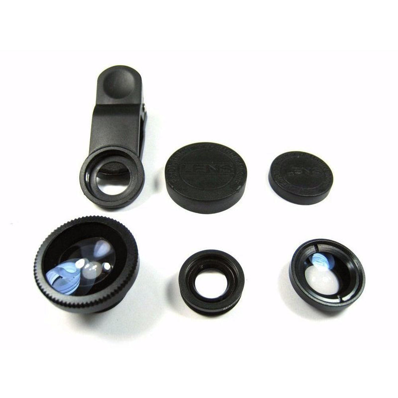Kit Universal de Lentes 3 em 1 Para Smartphone UL-30