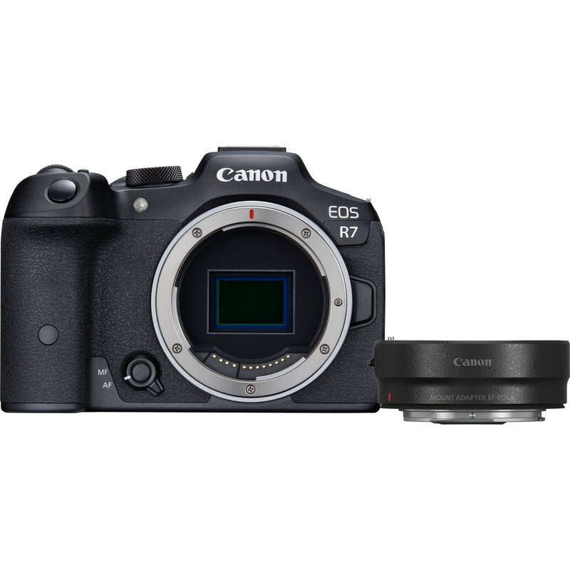 Canon R7 com adaptador - 2 anos de garantia