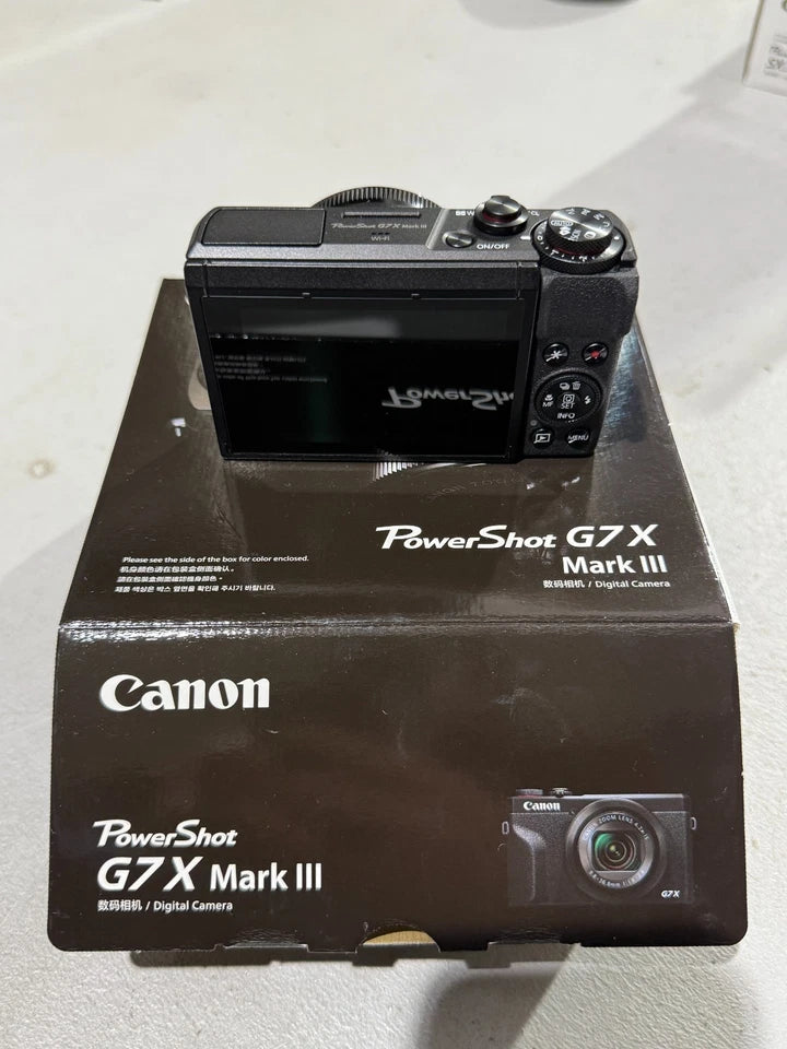 Camera Canon G7x Mark III